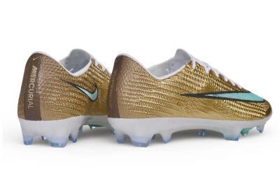 Nike Air Zoom Mercurial Superfly 11 Elite FG Firm Ground Soccer Cleats - Gold/Metallic Gold/Mint Green