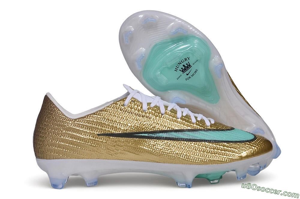 Nike Air Zoom Mercurial Superfly 11 Elite FG Firm Ground Soccer Cleats - Gold/Metallic Gold/Mint Green 1