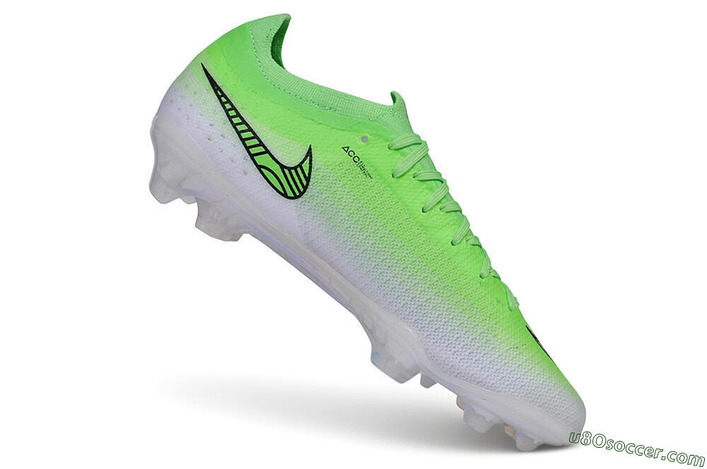 Nike Air Zoom Mercurial Vapor 17 Elite FG Firm Ground Soccer Cleats - Green/Lime Glow/White 4