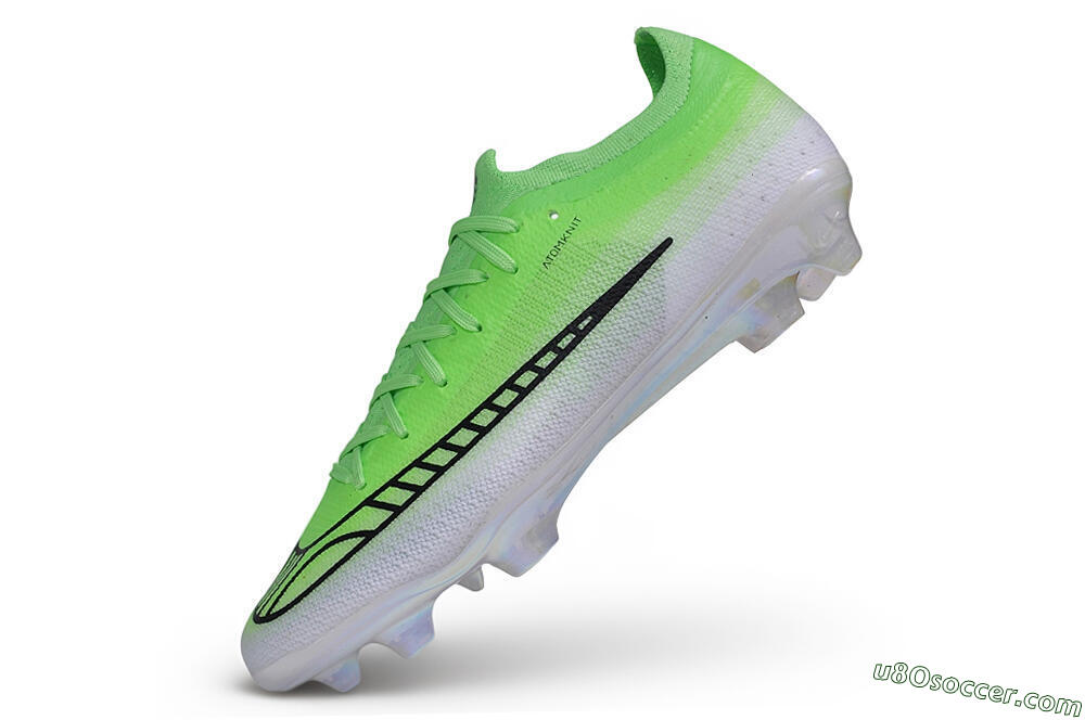 Nike Air Zoom Mercurial Vapor 17 Elite FG Firm Ground Soccer Cleats - Green/Lime Glow/White 5