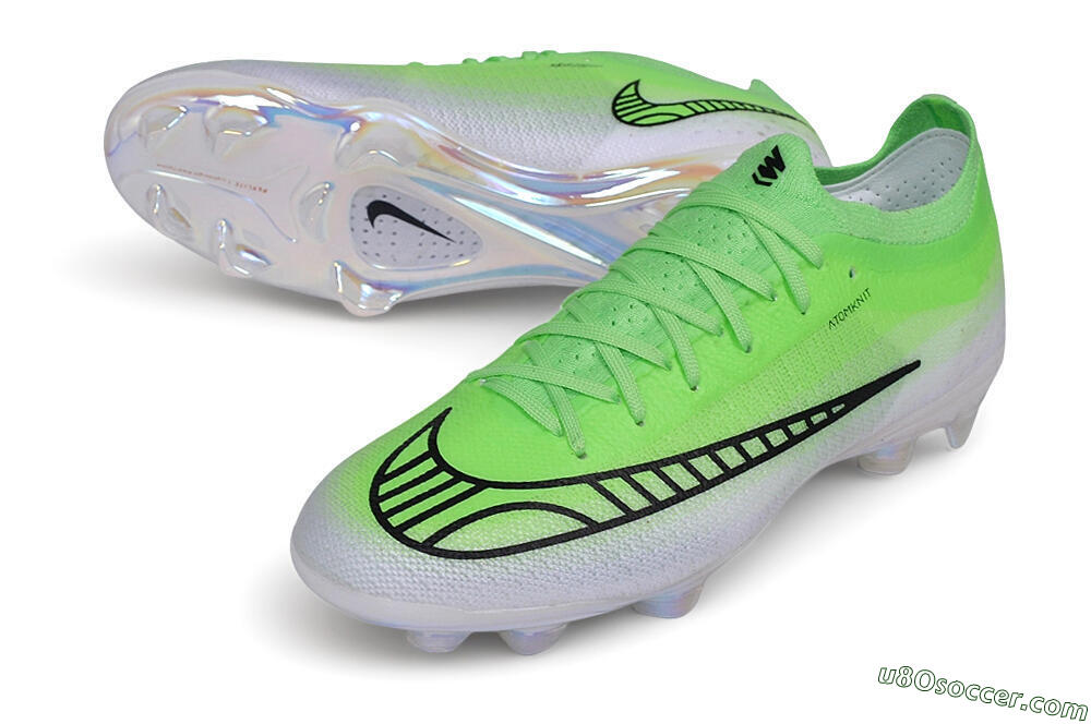 Nike Air Zoom Mercurial Vapor 17 Elite FG Firm Ground Soccer Cleats - Green/Lime Glow/White 3