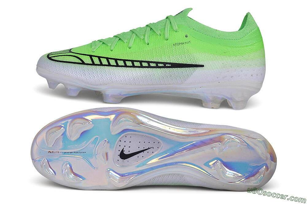 Nike Air Zoom Mercurial Vapor 17 Elite FG Firm Ground Soccer Cleats - Green/Lime Glow/White 0