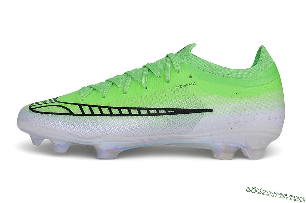 Nike Air Zoom Mercurial Vapor 17 Elite FG Firm Ground Soccer Cleats - Green/Lime Glow/White 2
