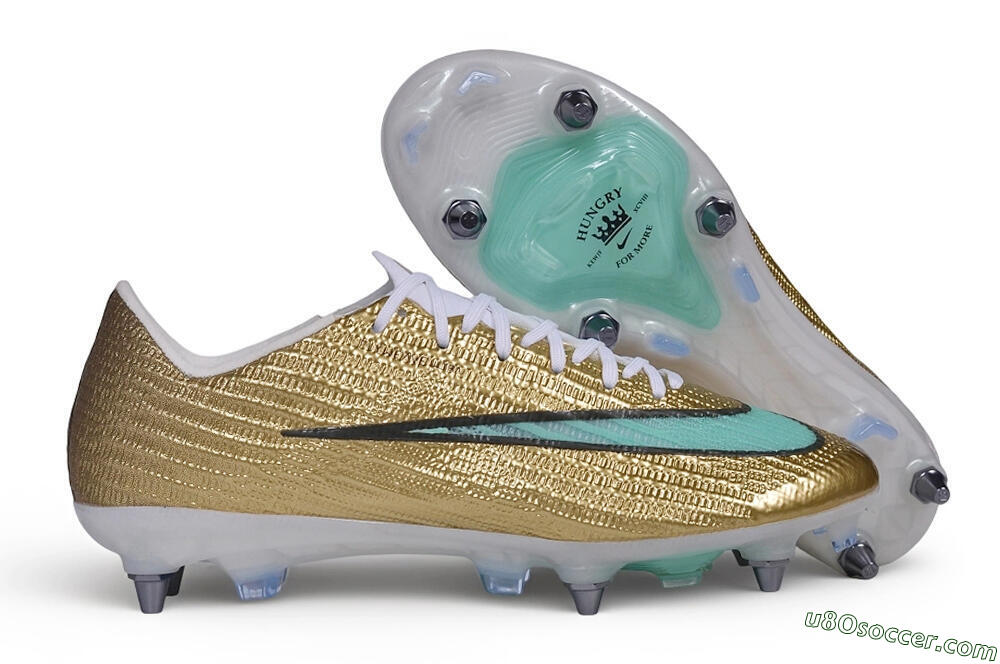 Nike Air Zoom Mercurial Superfly 11 Elite SG Soft Ground Soccer Cleats - Gold/Metallic Gold/Light Turquoise 1