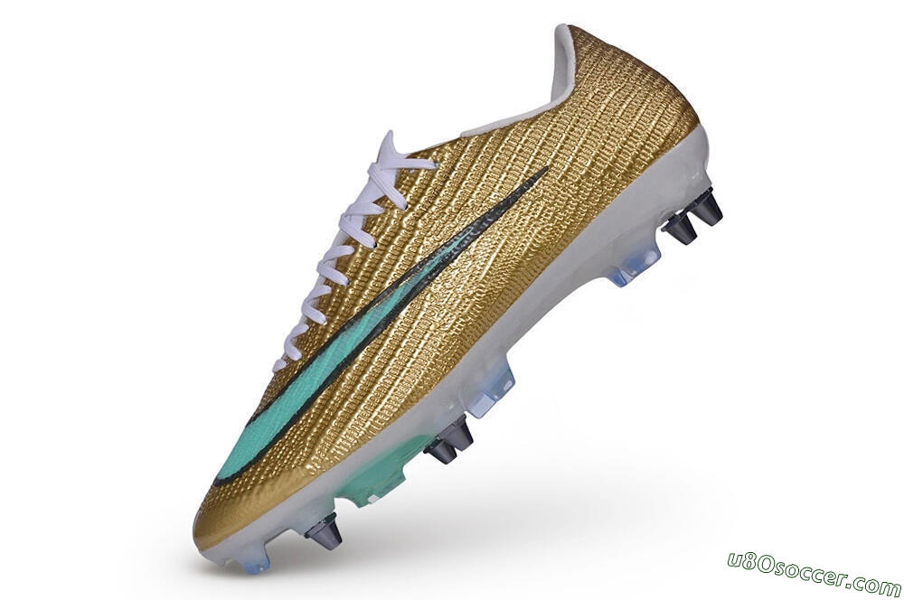 Nike Air Zoom Mercurial Superfly 11 Elite SG Soft Ground Soccer Cleats - Gold/Metallic Gold/Light Turquoise 5