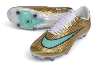 Nike Air Zoom Mercurial Superfly 11 Elite SG Soft Ground Soccer Cleats - Gold/Metallic Gold/Light Turquoise