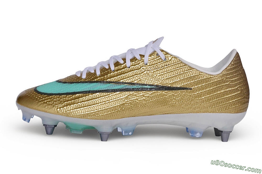 Nike Air Zoom Mercurial Superfly 11 Elite SG Soft Ground Soccer Cleats - Gold/Metallic Gold/Light Turquoise 2