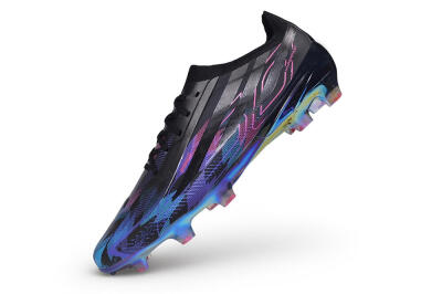Adidas F50 Hyperfast Elite FG Firm Ground Soccer Cleats - Black/Electric Blue/Hyper Pink