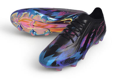 Adidas F50 Hyperfast Elite FG Firm Ground Soccer Cleats - Black/Electric Blue/Hyper Pink