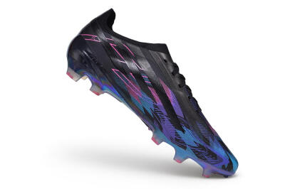 Adidas F50 Hyperfast Elite FG Firm Ground Soccer Cleats - Black/Electric Blue/Hyper Pink