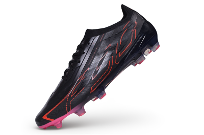 Adidas F50 Hyperfast Elite FG Firm Ground Soccer Cleats - Black/Core Black/Solar Red