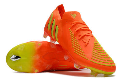 Adidas Predator Edge.1 Low FG Firm Ground Soccer Cleats - Orange/Yellow