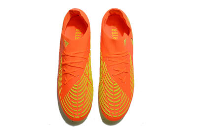 Adidas Predator Edge.1 Low FG Firm Ground Soccer Cleats - Orange/Yellow
