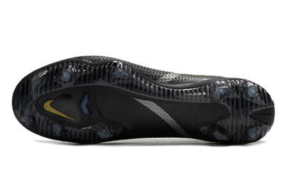 Nike Phantom GT 2 FG Firm Ground Soccer Cleats - Black/Silver/Gold