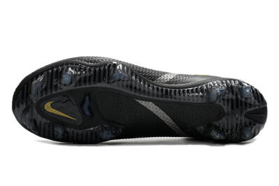 Nike Phantom GT 2 DF FG Firm Ground Soccer Cleats - Black/Silver/Gold