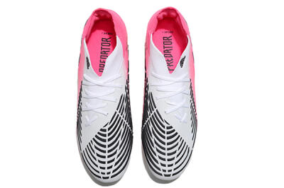 Adidas Predator Edge.1 FG Firm Ground Soccer Cleats - White/Pink