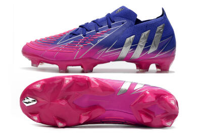 Adidas Predator Edge.1 Low FG Firm Ground Soccer Cleats - Purple/Pink