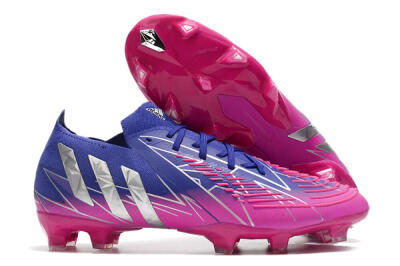 Adidas Predator Edge.1 Low FG Firm Ground Soccer Cleats - Purple/Pink