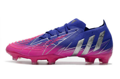 Adidas Predator Edge.1 Low FG Firm Ground Soccer Cleats - Purple/Pink