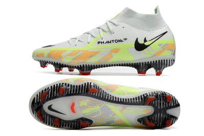 Nike Phantom GT 2 DF Elite FG Firm Ground Soccer Cleats - White/Green