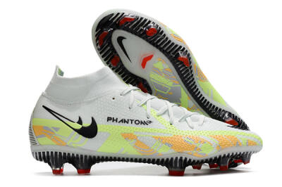 Nike Phantom GT 2 DF Elite FG Firm Ground Soccer Cleats - White/Green