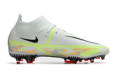 Nike Phantom GT 2 DF Elite FG Firm Ground Soccer Cleats - White/Green