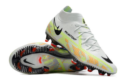 Nike Phantom GT 2 DF Elite FG Firm Ground Soccer Cleats - White/Green