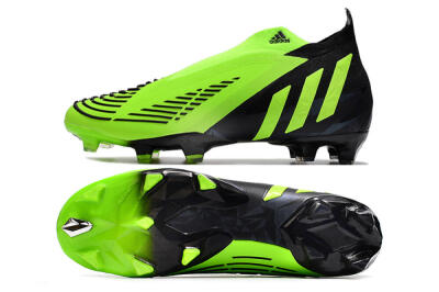 Adidas Predator Edge Geometric+ FG Firm Ground Soccer Cleats - Green/Black
