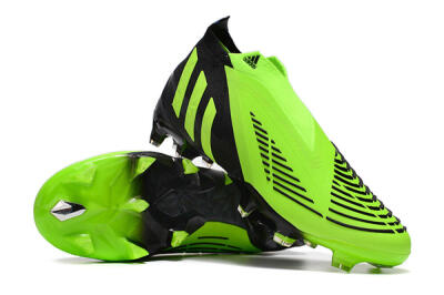 Adidas Predator Edge Geometric+ FG Firm Ground Soccer Cleats - Green/Black