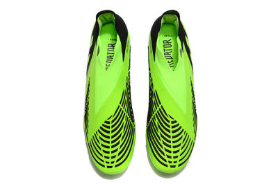 Adidas Predator Edge Geometric+ FG Firm Ground Soccer Cleats - Green/Black