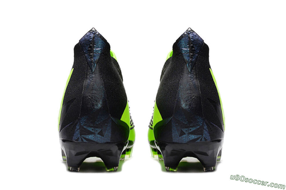 Adidas Predator Edge Geometric+ FG Firm Ground Soccer Cleats - Green/Black 6