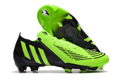 Adidas Predator Edge.1 Low FG Firm Ground Soccer Cleats - Green/Black