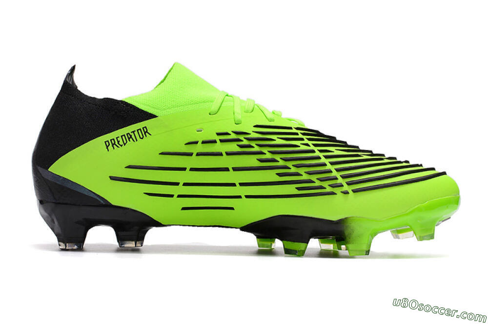 Adidas Predator Edge.1 Low FG Firm Ground Soccer Cleats - Green/Black 4