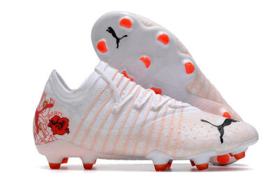 Puma Future Z 1.4 Liberty FG Firm Ground Soccer Cleats - White/Pink/Red