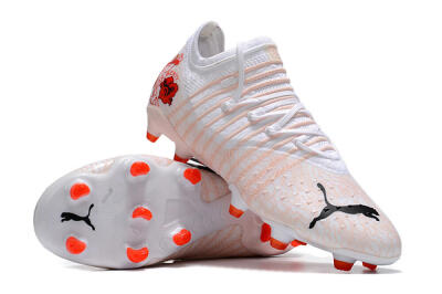 Puma Future Z 1.4 Liberty FG Firm Ground Soccer Cleats - White/Pink/Red