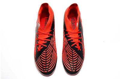 Adidas Predator Edge Geometric.1 FG Firm Ground Soccer Cleats - Red/Black/White
