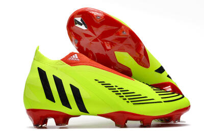 Adidas Predator Edge Geometric+ FG Firm Ground Soccer Cleats - Green/Red