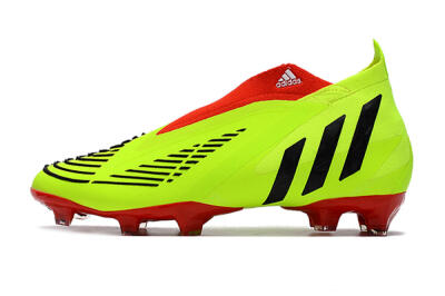 Adidas Predator Edge Geometric+ FG Firm Ground Soccer Cleats - Green/Red