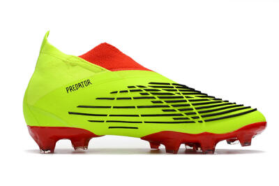 Adidas Predator Edge Geometric+ FG Firm Ground Soccer Cleats - Green/Red