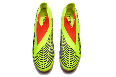 Adidas Predator Edge Geometric+ FG Firm Ground Soccer Cleats - Green/Red