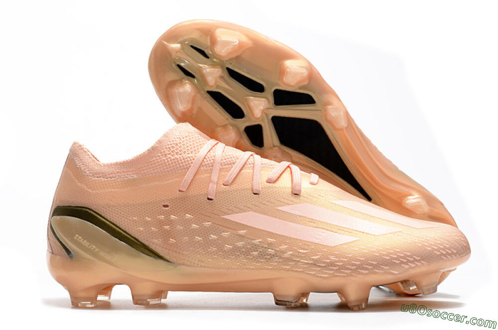 Adidas X Speedportal.1 FG Firm Ground Soccer Cleats - Beige/Black 1