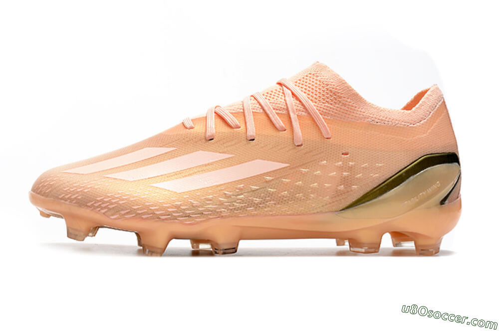 Adidas X Speedportal.1 FG Firm Ground Soccer Cleats - Beige/Black 2