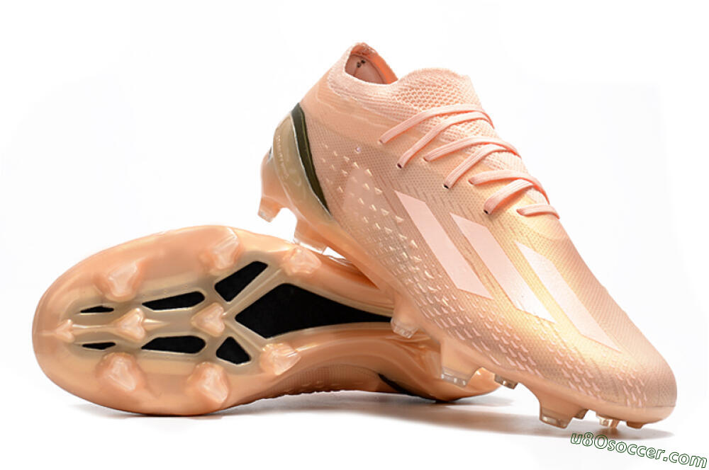 Adidas X Speedportal.1 FG Firm Ground Soccer Cleats - Beige/Black 3