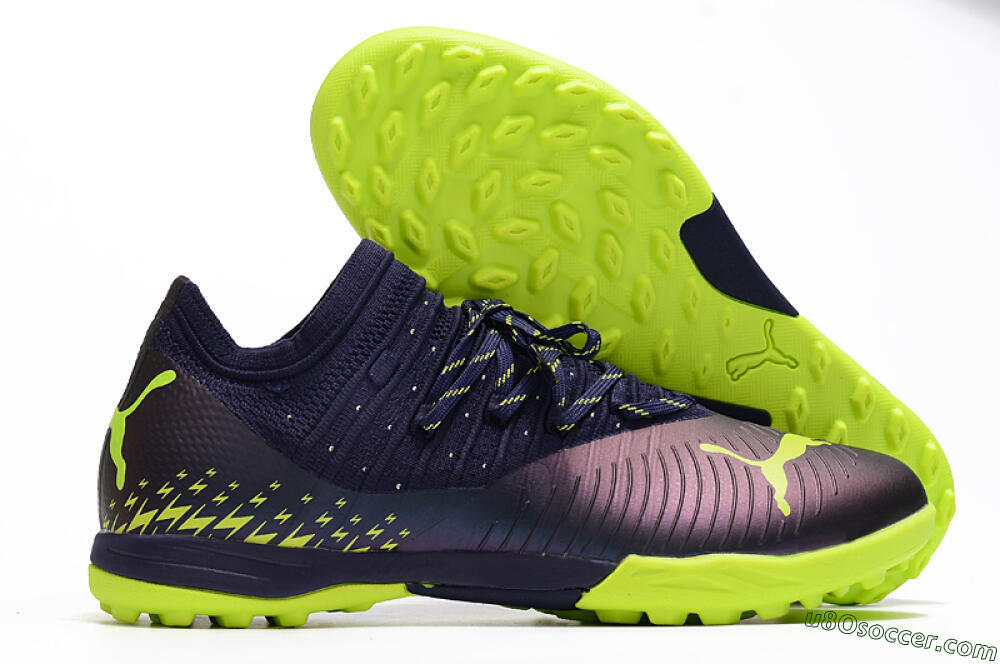 Puma Future Z 1.3 Instinct TF Artificial Turf Soccer Shoes - Black/Green 1