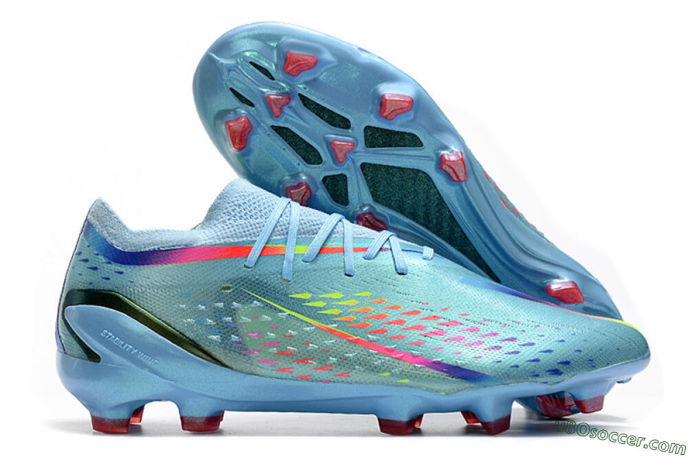 Adidas X Speedportal.1 FG Firm Ground Soccer Cleats - Blue/Pink 1