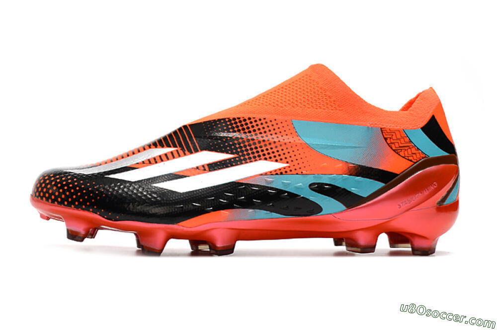 Adidas X Speedportal+ FG Firm Ground Soccer Cleats - Orange/Black 2