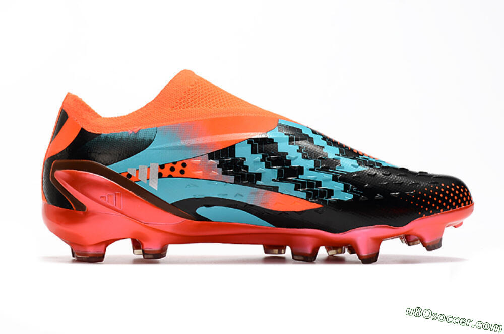 Adidas X Speedportal+ FG Firm Ground Soccer Cleats - Orange/Black 7