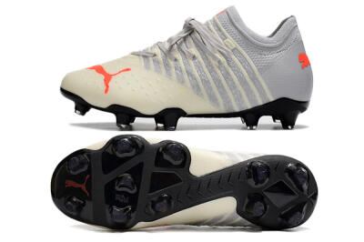 Puma Future Z 1.3 Instinct FG Firm Ground Soccer Cleats - Grey/White