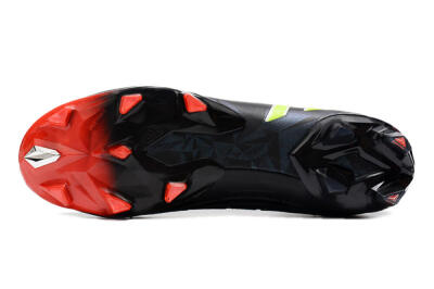 Adidas Predator Edge Geometric.1 Low FG Firm Ground Soccer Cleats - Black/Yellow/Red