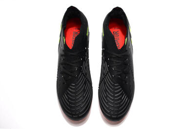 Adidas Predator Edge Geometric.1 FG Firm Ground Soccer Cleats - Black/Yellow/Red